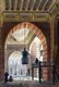 Egypt: Interior of the Mosque of Sultan al-Ashraf Qaytbay, Cairo. Pascal Coste, c.1839